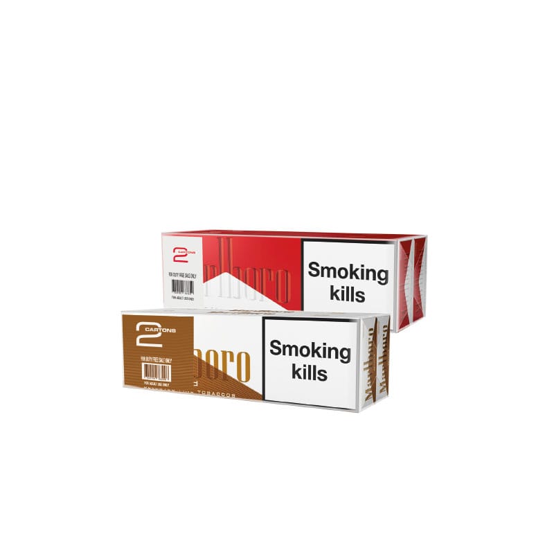 MARLBORO GOLD 400 cigarettes (Lot de 2 cartouches)