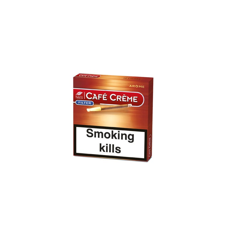 CAFE CREME FILTRE AROME 10 cigarillos