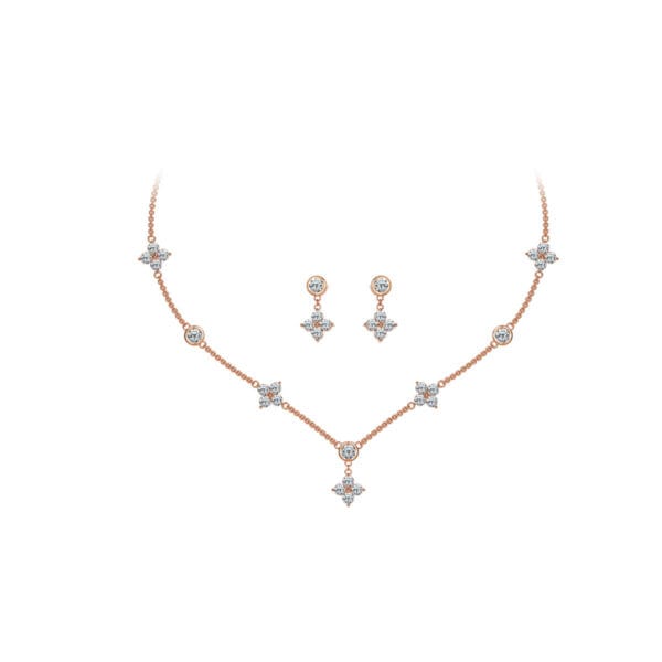 AURORA NECKLACE AND EARRING SET